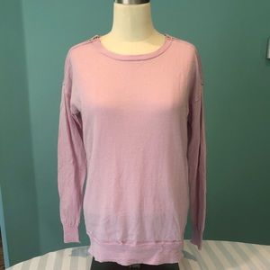 J Crew zipper shoulder sweater
